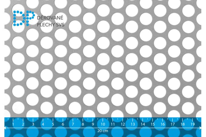 Děrovaný plech Rv 12-16 ocel