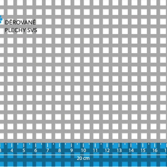 Děrované plechy Qg 5-8 hliník