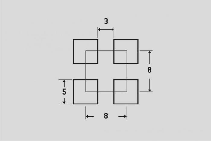 Děrovaný plech Qg 5-8 nerez 1.4301