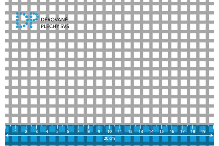 Děrovaný plech Qg 6-9 ocel