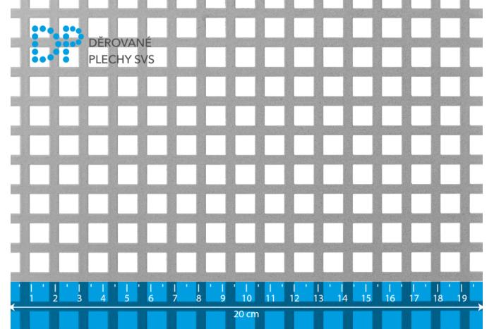 Děrovaný plech Qg 8-12 ocel