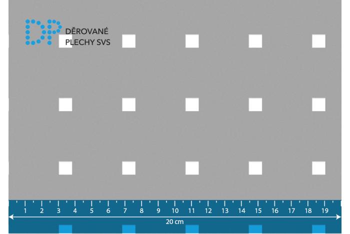 Děrovaný plech Qg 9-38 ocel