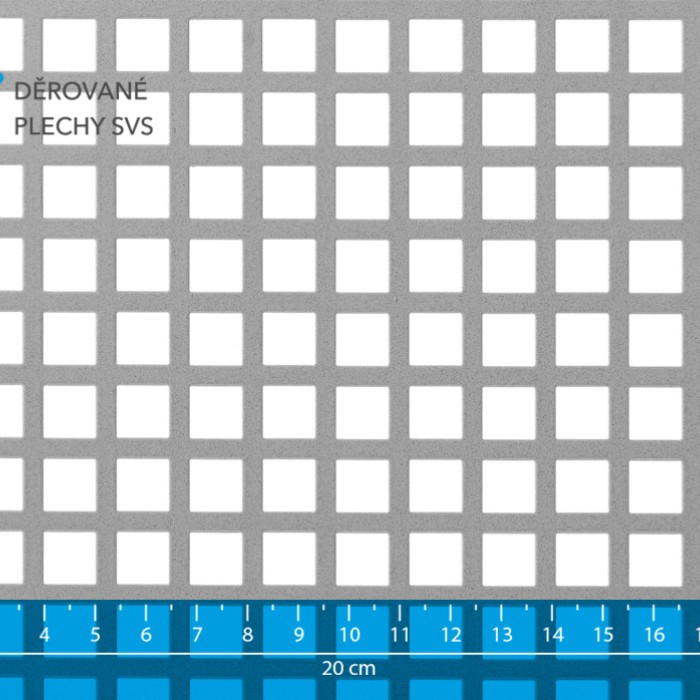 Děrovaný plech Qg 10-14 pozink