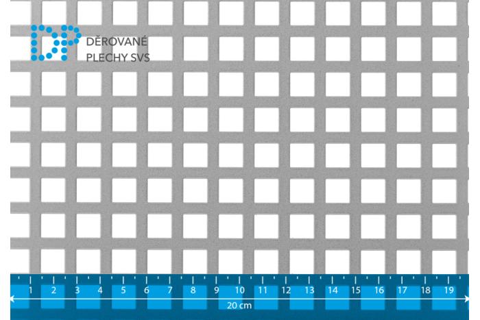 Děrovaný plech Qg 10-15 ocel