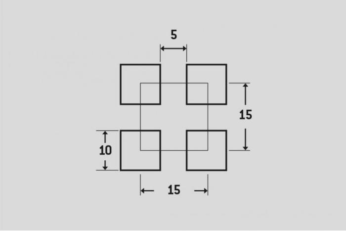 Děrované plechy Qg 10-15 nerez 1.4301