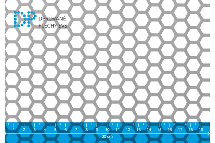 Děrovaný plech Hv 11-14 ocel