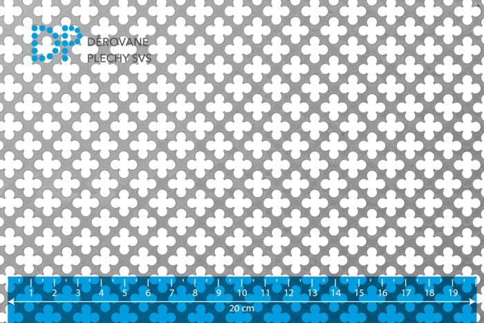Děrovaný plech Křížek No. 11 ocel