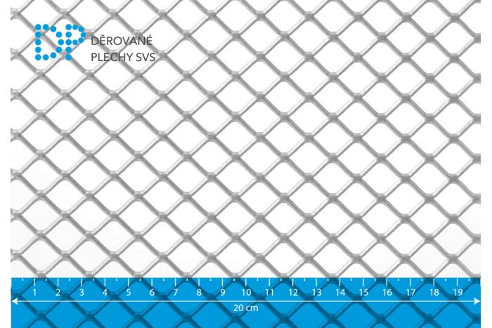 Tahokov pozinkovaný Q20x15/1,7