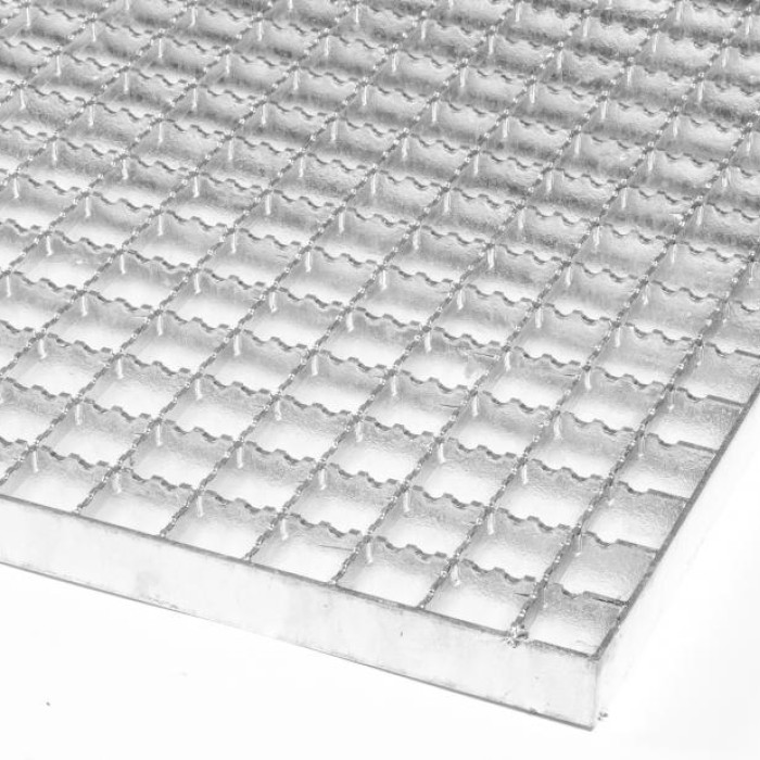 Pozinkovaný rošt lisovaný 1000x1000/30x30/30x2 mm oboustranný protiskluz