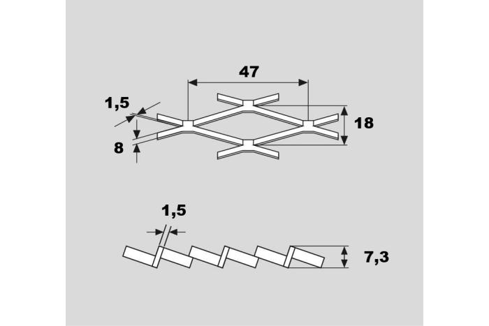 Tahokov ocelový PRIVAT 47x18/8
