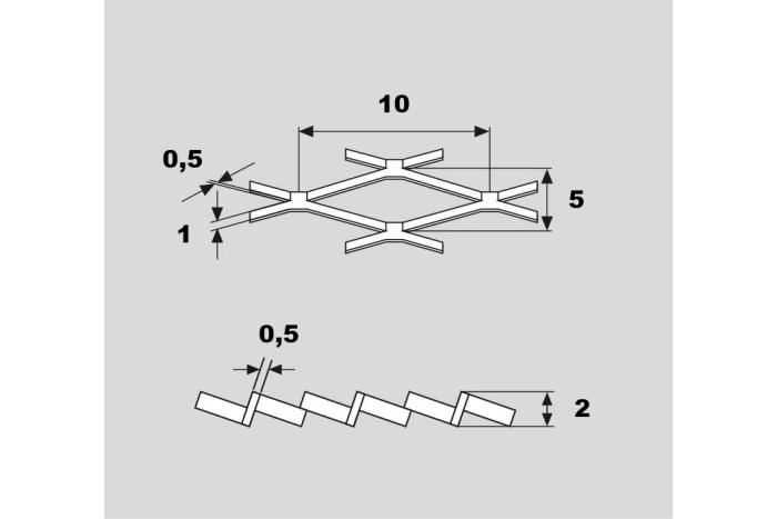 Tahokov nerezový 10x5/1