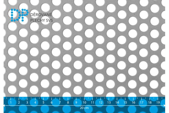 Děrované plechy Rv 10-15 pozink